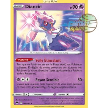 photo Diancie – Holo Rare 79/185 – Schwert und Schild 4 Spannung Radiant