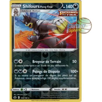 Item Shifours Final Fist – Rückseite 108/198 – Schwert und Schild 6 Ice Reign