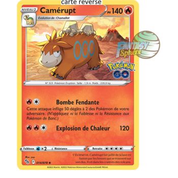 Item Camerupt – Reverse 14/78 – Schwert und Schild 10,5 Pokemon GO