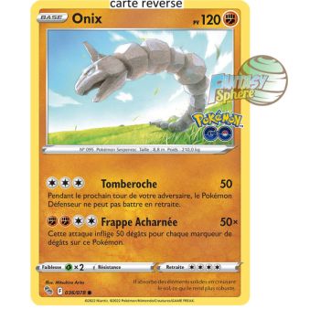 Item Onix – Reverse 36/78 – Schwert und Schild 10.5 Pokemon GO