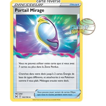 Item Mirage Portal – Rückseite 163/196_R – Schwert und Schild 11 Verlorener Ursprung