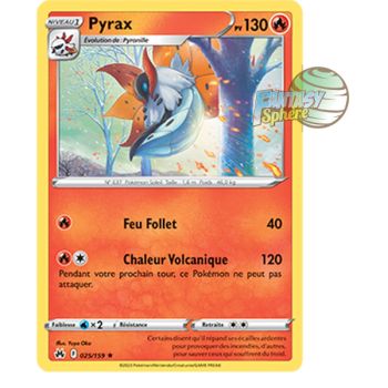 Item Pyrax – Rückseite 25/159 – Schwert und Schild 12,5 Zenith Supreme