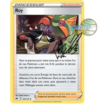 Item Roy – Rückseite 140/159 – Schwert und Schild 12.5 Zenith Supreme