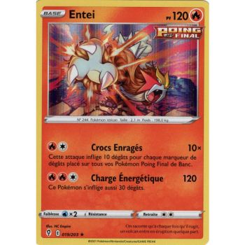 photo Entei – Holo Rare 19/203 – Schwert und Schild 7 Evolution Celeste