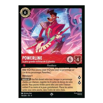 Item Powerline, der größte Rockstar der Welt – 110/204 – FAB – Fabelhaft – Super selten – Französisch