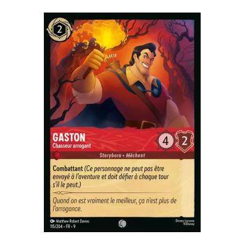 Item Gaston, der arrogante Jäger – 115/204 – FAB – Fabelhaft – Brillant – Premium – Französisch