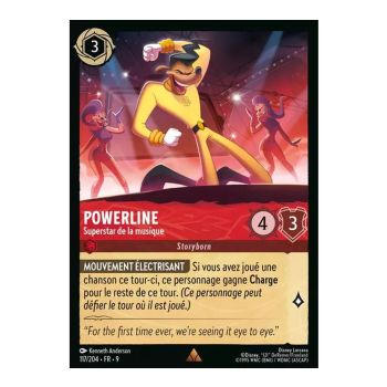 Item Powerline, Music Superstar - 117/204 - FAB - Fabulous - Rare - French