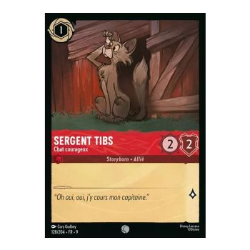 Item Sergeant Tibs, Tapfere Katze – 128/204 – FAB – Fabelhaft – Gewöhnlich – Französisch