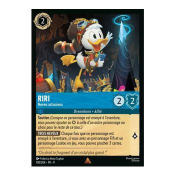 Item Riri, der schlaue Neffe – 138/204 – FAB – Fabelhaft – Selten – Französisch