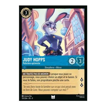 Item Judy Hopps, optimistische Polizistin – 157/204 – FAB – Fabelhaft – Brillant – Premium – Französisch