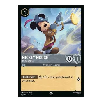 Item Mickey Mouse, Trompeter – 172/204 – FAB – Fabelhaft – Brillant – Premium – Französisch