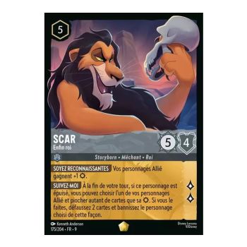 Item Scar, Finally King – 175/204 – FAB – Fabelhaft – Brillant – Premium – Französisch