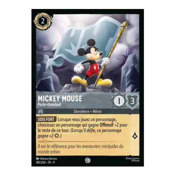 Item Mickey Mouse, Standartenträger - 185/204 - FAB - Fabelhaft - Gewöhnlich - Französisch