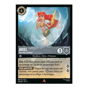 Item Ariel, Sonic Warrior – 195/204 – FAB – Fabelhaft – Brillant – Premium – Französisch