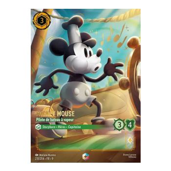 Item Mickey Mouse, Dampfschiffkapitän - 231/204 - FAB - Fabelhaft - Verzaubert - Französisch