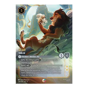 Item Scar, endlich König - 239/204 - FAB - Fabelhaft - Verzaubert - Französisch