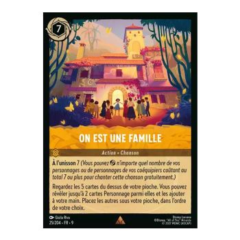 Item Wir sind eine Familie – 25/204 – FAB – Fabelhaft – Selten – Französisch
