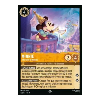 Item Minnie, die bezaubernde Prinzessin – 5/204 – FAB – Fabelhaft – Brillant – Premium – Französisch