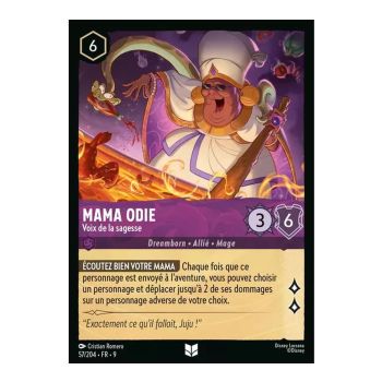 Item Mama Odie, Stimme der Weisheit – 57/204 – FAB – Fabelhaft – Brillant – Premium – Französisch