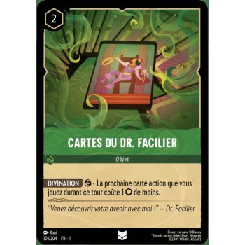 Item Dr. Facilier Cards – 101/204 – FC – Erstes Kapitel – Brillant – Premium – Französisch