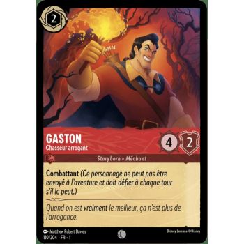 Item Gaston, Arrogant Hunter – 110/204 – FC – Erstes Kapitel – Brillant – Premium – Französisch