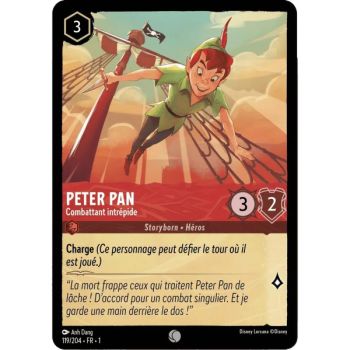 Item Peter Pan, Fearless Fighter – 119/204 – FC – Erstes Kapitel – Brillant – Premium – Französisch