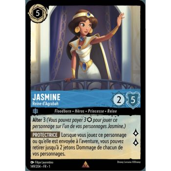 Item Jasmine, Königin von Agrabah – 149/204 – FC – Erstes Kapitel – Brillant – Premium – Französisch