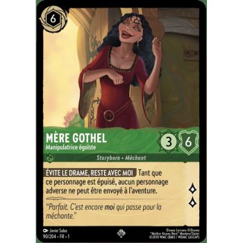 Item Mutter Gothel, Selfish Manipulator – 90/204 – FC – Erstes Kapitel – Super Rare – Französisch