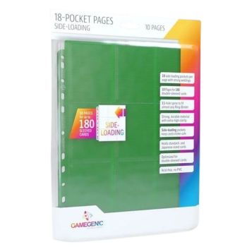 Gamegenic: 10 Seiten 18 Pocket Sideloading Green
