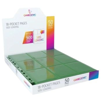 Gamegenic: 50 Seiten 18 Pocket Sideloading Green