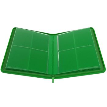 Gamegenic: Zip-Album – 8 Taschen, Grün – 160 Steckplätze