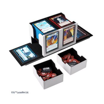 Gamegenic – Deck Box – Double Deck Pod – Star Wars: Unlimited – Weiß/Schwarz