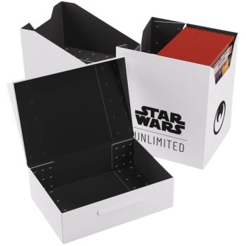 Gamegenic - Deck Box - Soft Crate - Star Wars: Unlimited - Weiß / Schwarz