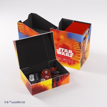 Gamegenic - Deck Box - Deck Pod - Star Wars: Unlimited - Weiß / Schwarz