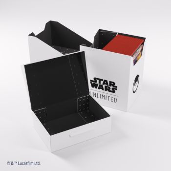Gamegenic - Deck Box - Soft Crate - Star Wars: Unlimited - Weiß / Schwarz