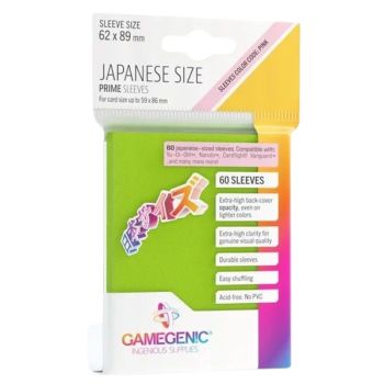 copy of Gamegenic : 50 Prime Sleeves 66x91 Standard