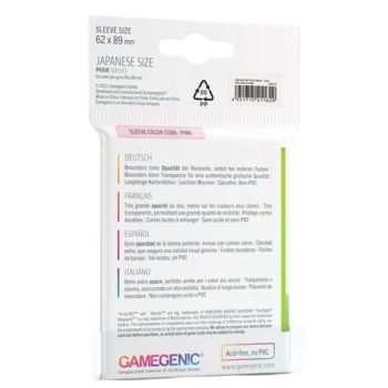 copy of Gamegenic : 50 Prime Sleeves 66x91 Standard