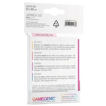 copy of Gamegenic : 50 Prime Sleeves 66x91 Standard