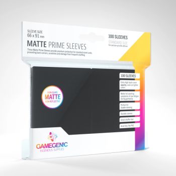 Gamegenic – Matte Prime Standard-Hüllen – Limettengrün – 66 x 91 (100)