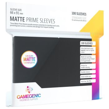 Gamegenic – Matte Prime Standard-Hüllen – Limettengrün – 66 x 91 (100)