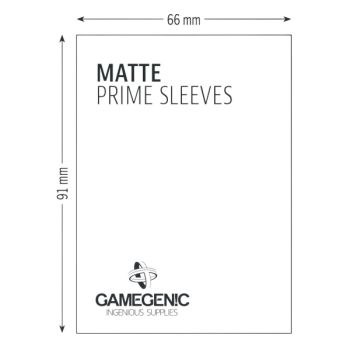 Gamegenic - Matte Prime Standard-Hüllen - Gelb - 66x91 (100)