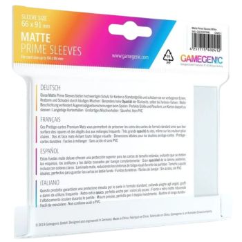 Gamegenic – Matte Prime Standard-Hüllen – Limettengrün – 66 x 91 (100)