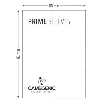 Gamegenic – Kartenhüllen – Standardgröße – Prime Sleeves Weiß