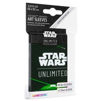 Gamegenic – Kartenhüllen – Standard – Star Wars: Unlimited – Space Green – FR (60)