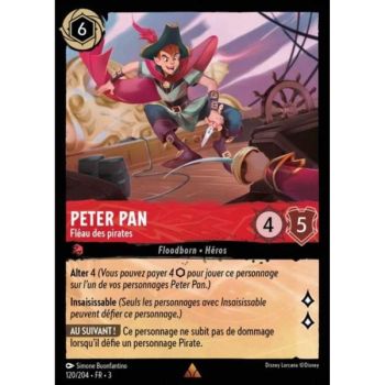 Item Peter Pan, Fluch der Piraten – 120/204 – ITI – Les Terres d'Encres – Selten – Französisch