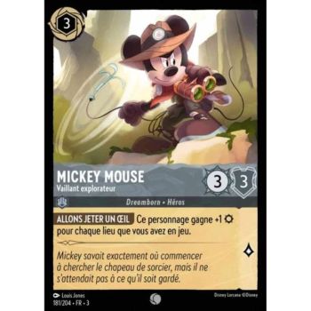 Item Mickey Mouse, Valiant Explorer – 181/204 – ITI – Les Terres d'Encres – Brillante – Premium – Französisch