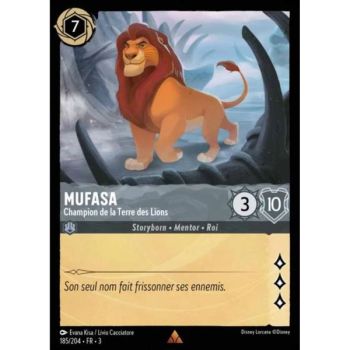 Item Mufasa, Champion des Landes der Löwen – 185/204 – ITI – Les Terres d'Encres – Brillante – Premium – Französisch