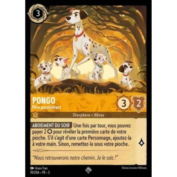 Item Pongo, Persevering Father – 19/204 – ITI – Les Terres d'Encres – Super Rare – Französisch