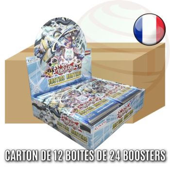 photo 12er-Set Boxen mit je 24 Boostern – Hunters of Justice – Yu-Gi-Oh! - JUSH - FR