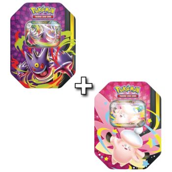 2er-Pack Pokébox – 8 Booster – Mega Moonlight: Mega Gengar EX & Mega Clefairy EX – Pokémon – FR